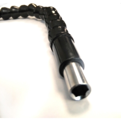 UCHWYT NASADKA DO WKRĘTARKI PRZEDŁUŻKA WYGIĘTA 300MM 1/4" 6.5MM FLEX