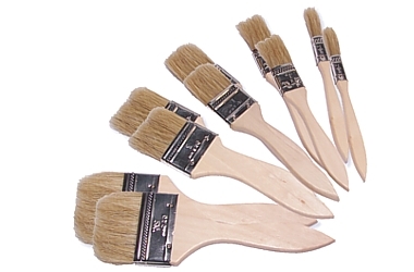 FLAT BRUSH SET 2x(0.5''-1''-1.5'' -2''-2.5'') 10X