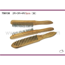 SZCZOTKA STALOWA DRUCIANA ZESTAW 3 SZCZOTKI 3X 4-5-6R STEEL