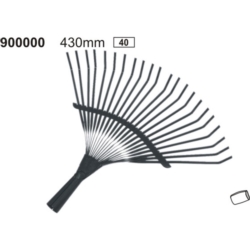 RATEAU A FEUILLES 430MM