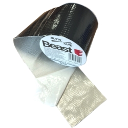 TAŚMA BUTYLOWA CZARNA USZCZELNIAJĄCA WODOODPORNA 0,8MM x 100MM x 5M BUTYL WATERPROOF BLACK UV