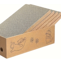 DRAPAK DLA KOTA 5 WKŁADÓW Z PUDEŁKIEM 10 WARSTW 5X DOUBLE SIDED (2,5x26x42CM)