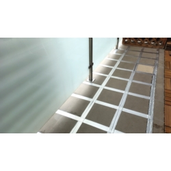 TAŚMA BUTYLOWA SREBRNA USZCZELNIAJĄCA WODOODPORNA 0,8MM x 100MM x 5M BUTYL WATERPROOF SILVER UV