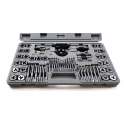 ZESTAW NARZYNEK I GWINTOWNIKÓW 60SZT. 60X M3-M12 4-1/2" NC NF PROFI INCH AND METRIC