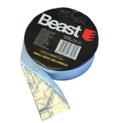 SILBERNES BUTYLBAND ABDICHTEND WASSERDICHT 0,8MM x 50MM x 10M BUTYL
