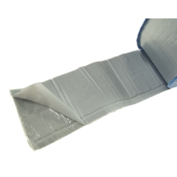 TAŚMA BUTYLOWA SREBRNA USZCZELNIAJĄCA WODOODPORNA 0,8MM x 50MM x 10M BUTYL WATERPROOF  SILVER UV