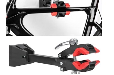 WIESZAK REGULOWANY NA ROWER ŚCIENNY UCHWYT SERWIS. BIKE FRAME 25-40MM, ALU, MAX 20KG