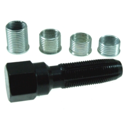 ZESTAW DO NAPRAWY GWINTÓW ŚWIEC ZAPŁONOWYCH 5EL. 5X 14MM L=10, 11.20, 12.70, 19MM
