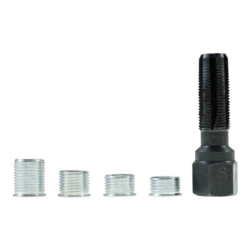 ZESTAW DO NAPRAWY GWINTÓW ŚWIEC ZAPŁONOWYCH 5EL. 5X 14MM L=10, 11.20, 12.70, 19MM