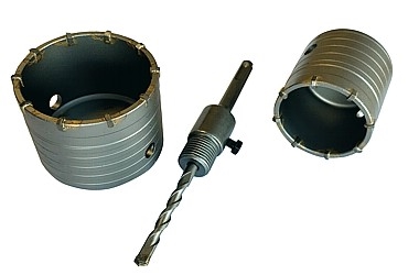 OTWORNICE FREZY KORONKI DO BETONU POD PUSZKĘ 65, 80MM SDS PLUS