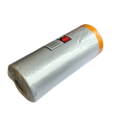 PELICULA PROTECTORA DE PINTURA CON CINTA ADHESIVA 110CMx 33M
