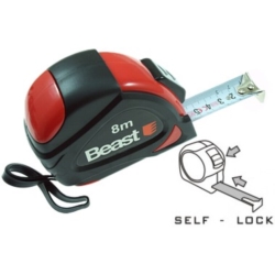 MIARA ZWIJANA STALOWA SAMOBLOKUJĄCA SIĘ CLASS II 8Mx25MM SELF-LOCK CE