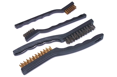 SET DI SPAZZOLE 2X 40MM + 2X 85MM BRASS + NYLON