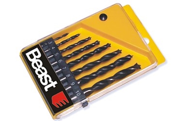 JEU DE MECHES BOIS 3-10MM 8X (PLASTIC BOX)