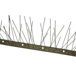 TAUBENSPIKES 10X 50CM STAINLESS BASE, SPIKES:6-4-6-4, W:8.5, H:11.8CM