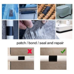 ADESIVO RESISTENTE IMPERMEABILE PISCINE TENDE NAST EXTRA STRONG 10CM x 150CM 0,5MM WOTERPROOF
