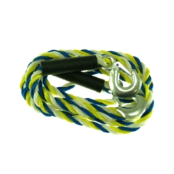 CORDE DE REMORQUAGE 3000KG 12MM x3.9M S-HOOKS WALLET