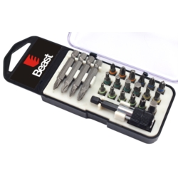 JEU D`EMBOUTS S2 STEEL, 22 BITS COLOUR + ADAPT.