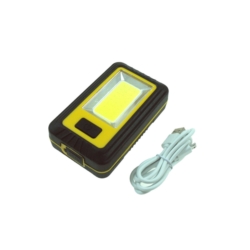 LAMPKA LED WARSZATOWA MAŁA 4 TRYBY 4 RED LED + 24COB 2x1800mAh Li-ion USB, Power Bank