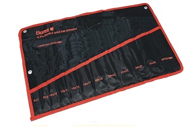 SPANNER STORAGE POUCH FOR 12 PCS SPANNERS (6-32MM)