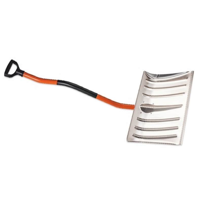 ALUMINIUM SNOW SHOVEL 500x380x1460MM fi 28 mm METAL HANDLE