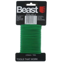 IRON WIRE GREEN 2.5MM x 10M PLASTIC COATED
